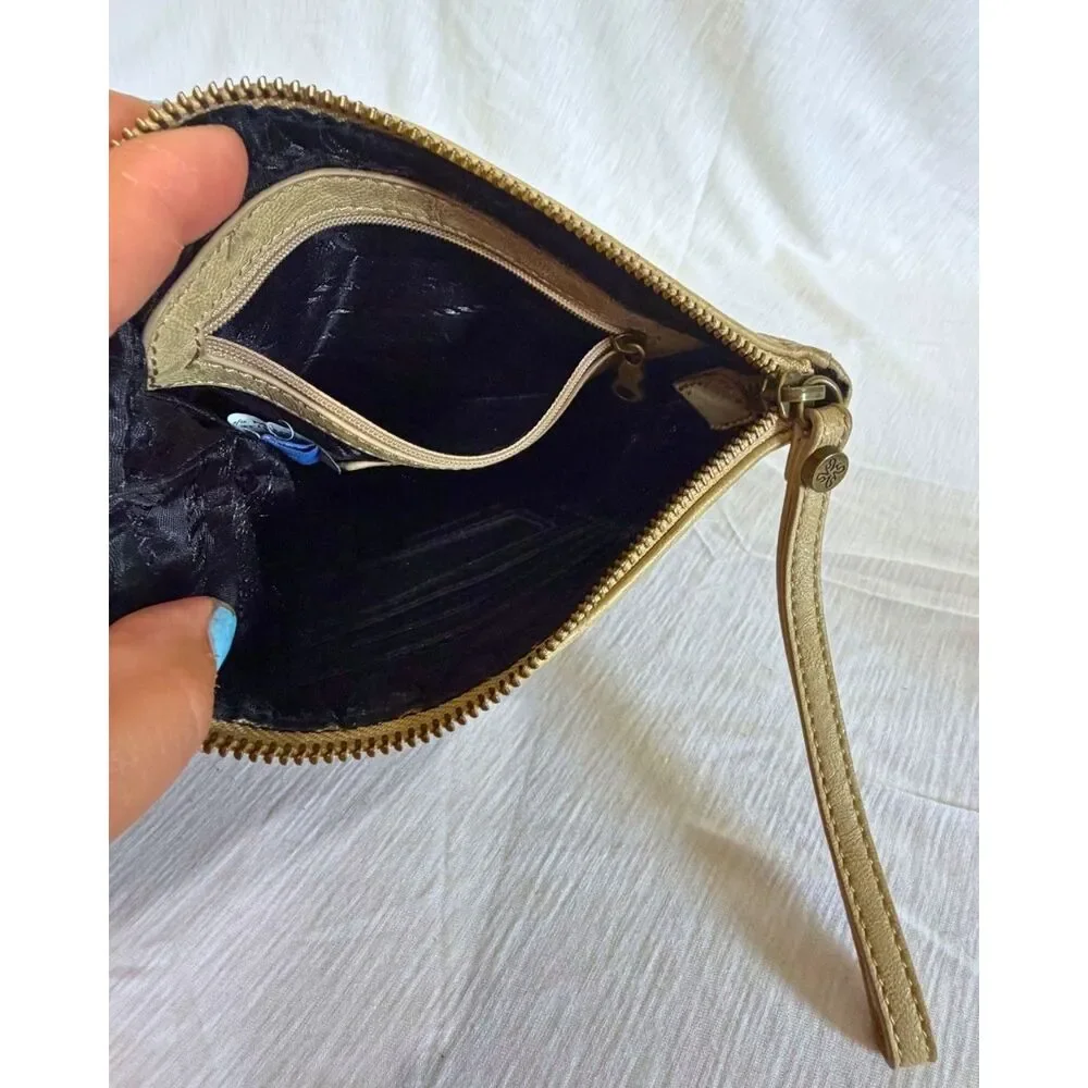 Tory Burch & Simply Vera Wang Cosmetic Case + Wristlet Set - Brown/Tan